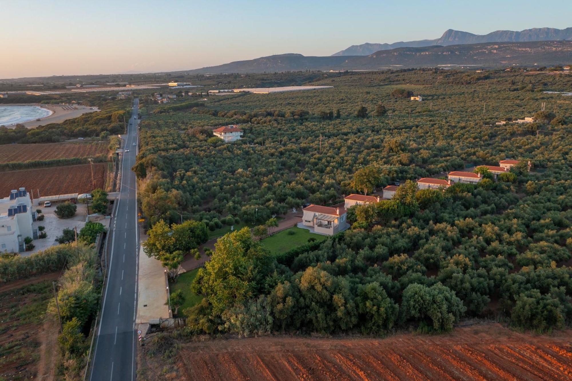 Lagouvardos Apartments Marathopoli Bagian luar foto